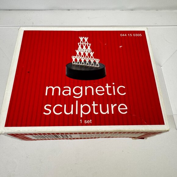 Magnetic Sculpture Desk Art Nickel-Plated Magnetic Pieces Age 5+ 2008 Target - Picture 2 of 5